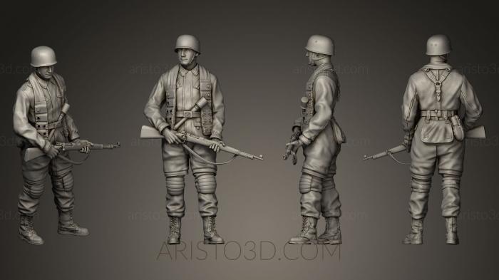 Military figurines (STKW_0048) 3D model for CNC machine